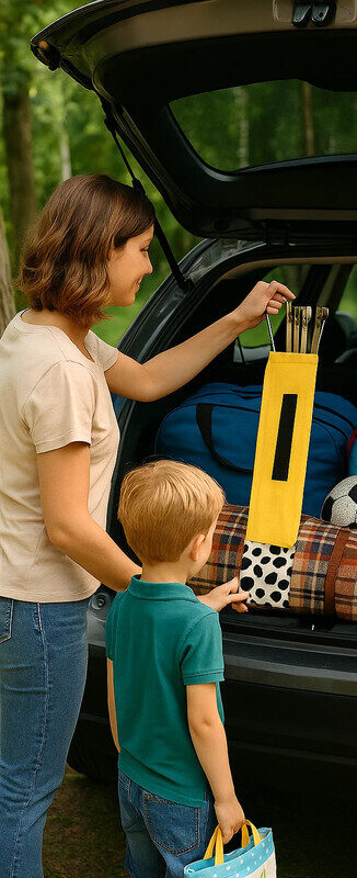 Geltonas su taškeliais