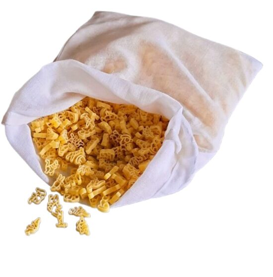 White cotton bag