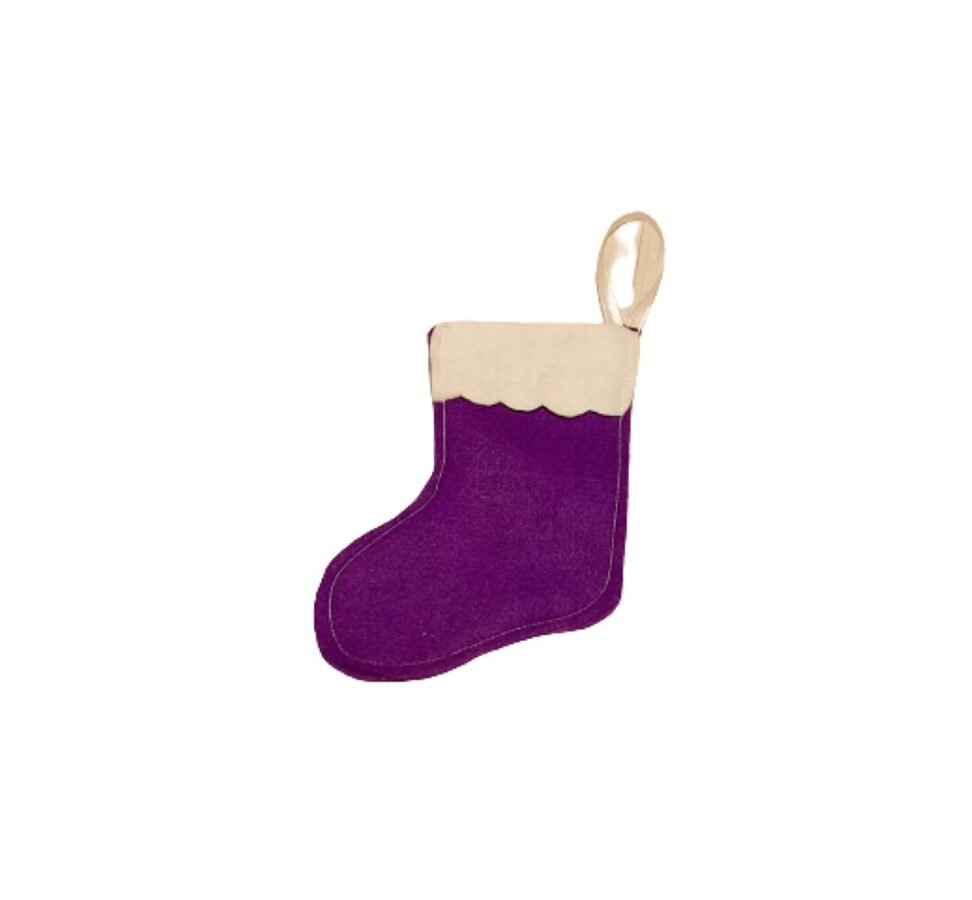 Violetinė kojinė